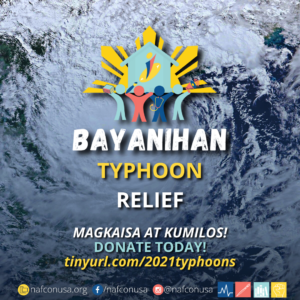 Bayanihan Typhoon Relief: Donate Today - tinyurl.com/2021typhoons