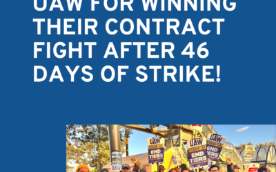 NAFCON CONGRATULATES UAW for winning their contract fight after 46 days of strike!