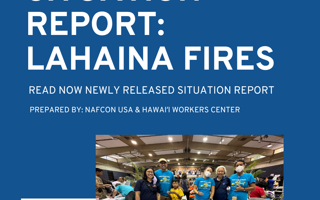 Bayanihan Disaster Response – Situation Report on Lahaina Nov 2023