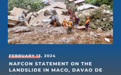 NAFCON Statement on the landslide in Maco, Davao De Oro
